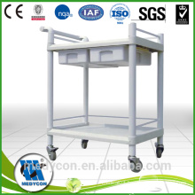 Top quality! Simple Design Cheap Hospital ABS Trolley Medical